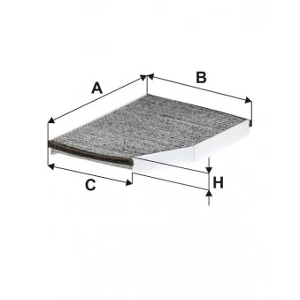 Filtre, air de l'habitacle FILTRON K 1338A