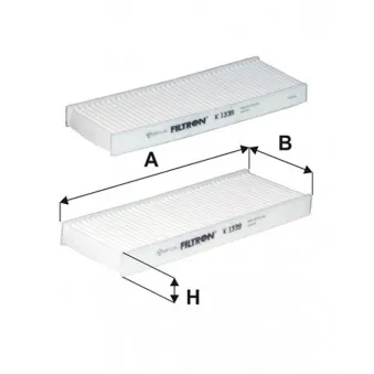 Filtre, air de l'habitacle FILTRON