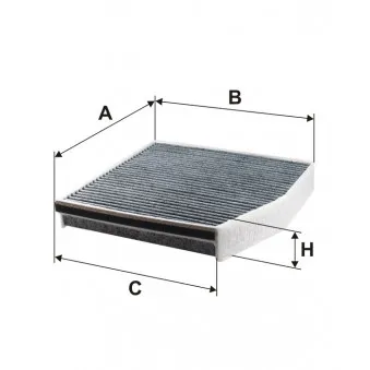 Filtre, air de l'habitacle FILTRON K 1346A