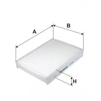 Filtre, air de l'habitacle FILTRON K 1347