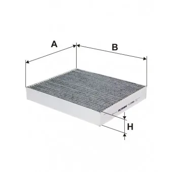 Filtre, air de l'habitacle FILTRON K 1348A