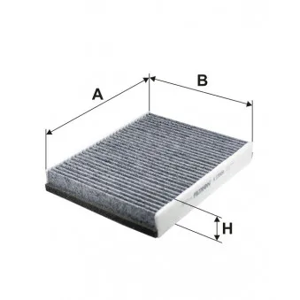 Filtre, air de l'habitacle FILTRON K 1350A