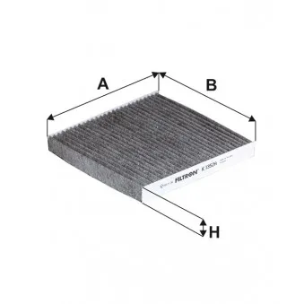 Filtre, air de l'habitacle FILTRON K 1352A