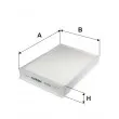 Filtre, air de l'habitacle FILTRON K 1353 - Visuel 1