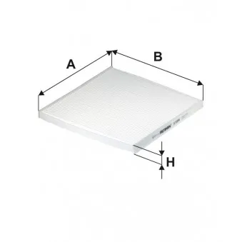 Filtre, air de l'habitacle FILTRON K 1354