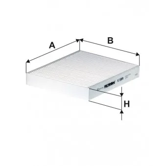 Filtre, air de l'habitacle FILTRON K 1369