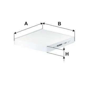 Filtre, air de l'habitacle FILTRON K 1380