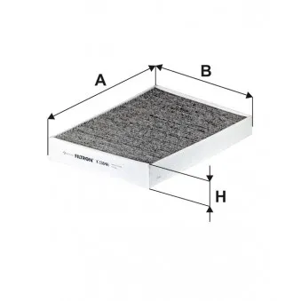 Filtre, air de l'habitacle FILTRON K 1384A