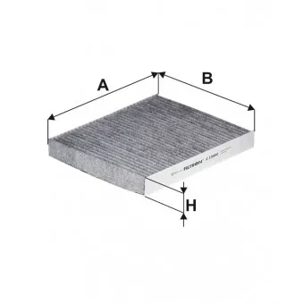 Filtre, air de l'habitacle FILTRON
