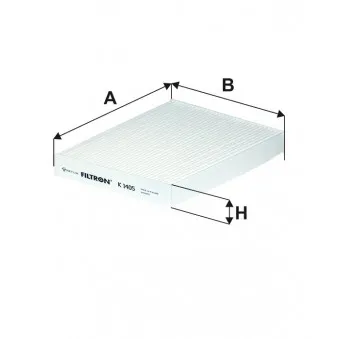 Filtre, air de l'habitacle FILTRON K 1405