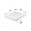 Filtre, air de l'habitacle FILTRON K 1410 - Visuel 1