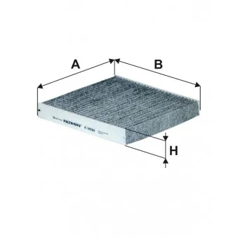 Filtre, air de l'habitacle FILTRON K 1411A