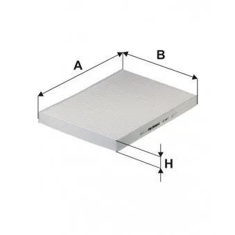 Filtre, air de l'habitacle FILTRON K 1417