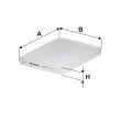 Filtre, air de l'habitacle FILTRON K 1423 - Visuel 1