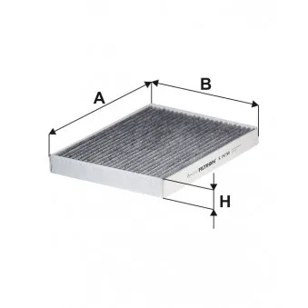 Filtre, air de l'habitacle FILTRON K 1423A