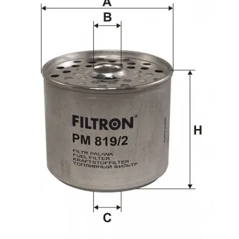 Filtre à carburant FILTRON PM 819/2