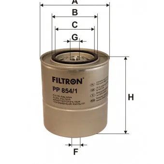 Filtre à carburant FILTRON