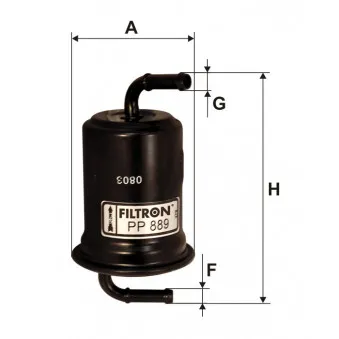 Filtre à carburant FILTRON PP 889