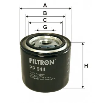 Filtre à carburant FILTRON PP 944