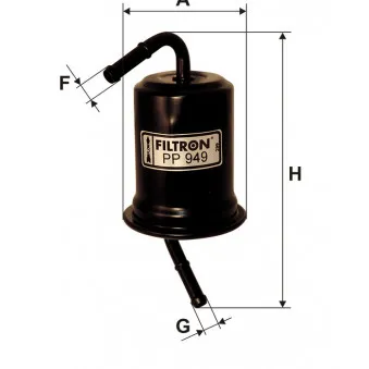 Filtre à carburant FILTRON PP 949
