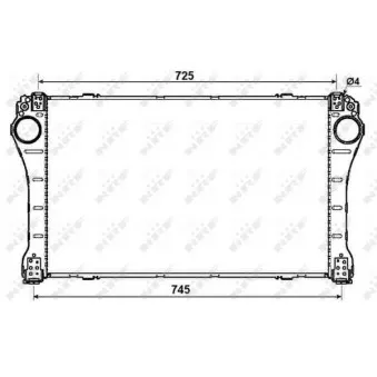 Intercooler, échangeur NRF 30244