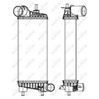 Intercooler, échangeur NRF 30322