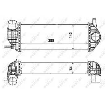 Intercooler, échangeur NRF 30467