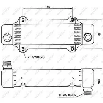 Radiateur d'huile NRF 31006