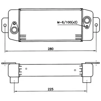 Radiateur d'huile NRF 31103
