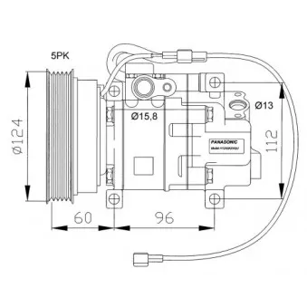 Compresseur, climatisation NRF 32099G