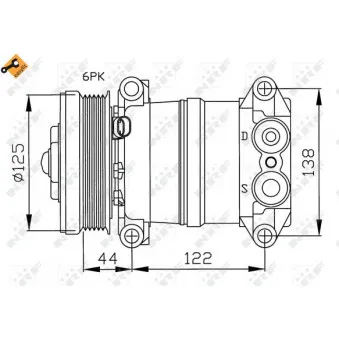 Compresseur, climatisation NRF 32202