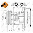 Compresseur, climatisation NRF 32207G - Visuel 2