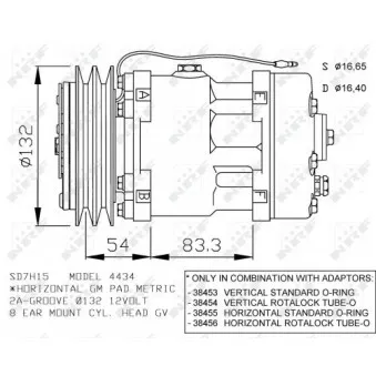 Compresseur, climatisation NRF 32282