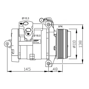 Compresseur, climatisation NRF 32432G