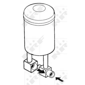 Filtre déshydratant, climatisation NRF 33032