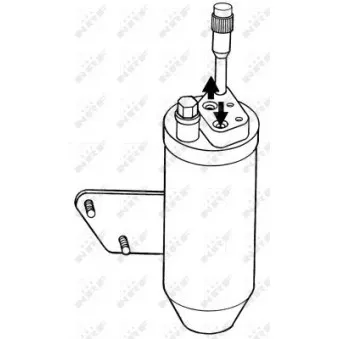 Filtre déshydratant, climatisation NRF 33091