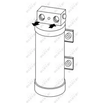 Filtre déshydratant, climatisation NRF 33135