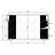 Condenseur, climatisation NRF 350093 - Visuel 1