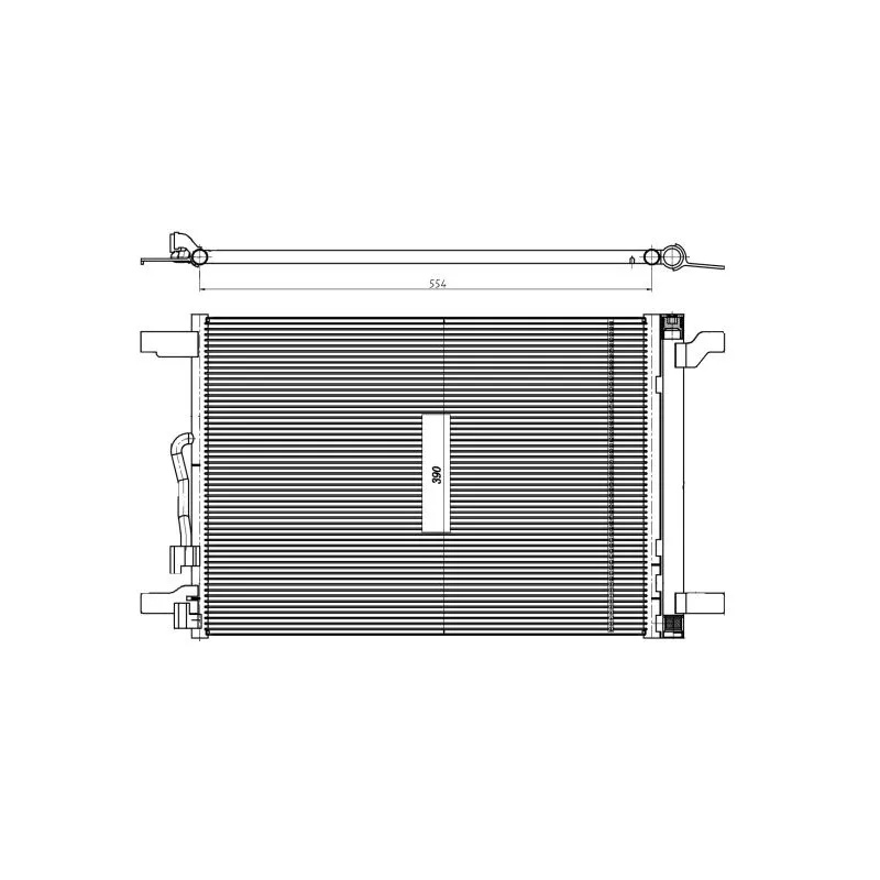 Condenseur, climatisation NRF 350509