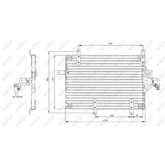Condenseur, climatisation NRF 35052