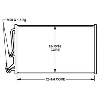 Condenseur, climatisation NRF 35155