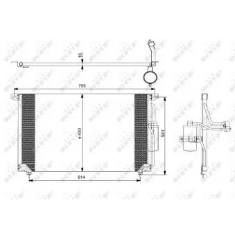 Condenseur, climatisation NRF 35184