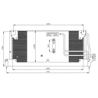 Condenseur, climatisation NRF 35242