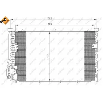 Condenseur, climatisation NRF 35246