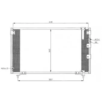Condenseur, climatisation NRF 35281