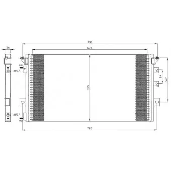 Condenseur, climatisation NRF 35296