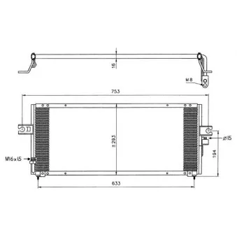 Condenseur, climatisation NRF 35331