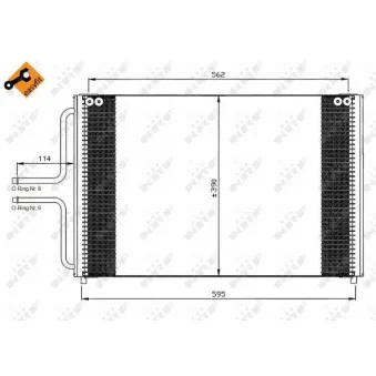 Condenseur, climatisation NRF 35533