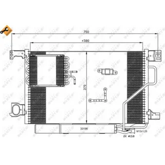 Condenseur, climatisation NRF 35774