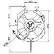 Ventilateur, refroidissement du moteur NRF 47040 - Visuel 2